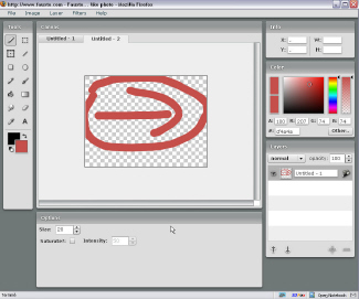 fauxto Fauxto, un Photoshop version Web