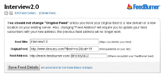 feedburner 5 Comment réaliser un Podcast : Distribution et promotion (1ère partie)