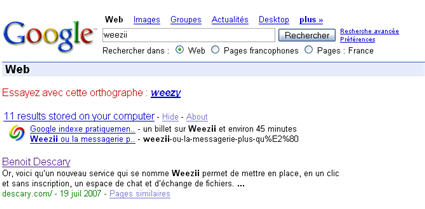 googleindex Google indexe pratiquement en temps réel!