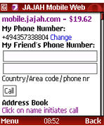 jajah mobile Jajah et les boutons!