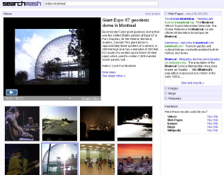 searchmash video SearchMash offre une version amélioré de Google Vidéo