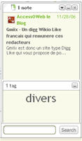 stickis2 Stickis, surfez sur le Web avec vos blogues favoris