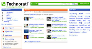 technorati Technorati ne répond plus!