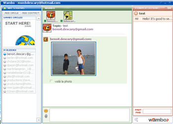 wambo Wambo messagerie Internet multiprotocole et groupes d’échange P2P