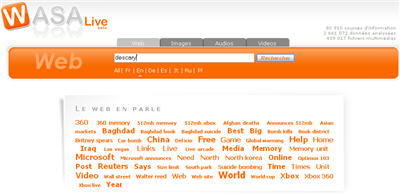 wasalive2 WasaLive moteur de recherche de News!