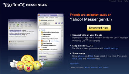 yahoomessenger 10 alternatives à Skype