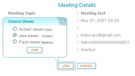 zohomeeting2 Zoho Meeting, la conférence Web simplissime!