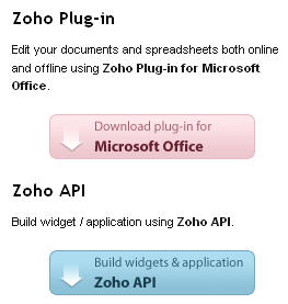 zohoplugin2 Zoho Sheet et Writer collaborent avec Word et Excel!