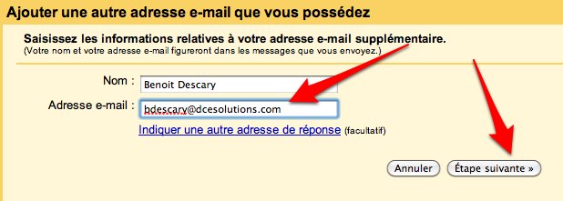 ajoutez adresse mail 2 Comment transformer Gmail en système de messagerie professionnel