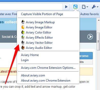 google-chrome-aviary google chrome aviary Aviary, offre un module pour Google Chrome