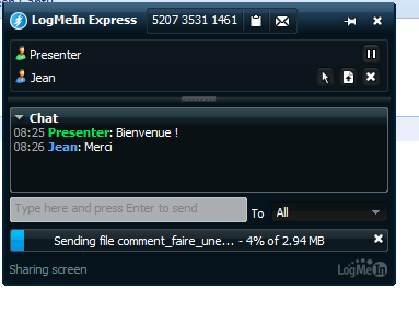logmein express 3 LogMeIn Express: partagez lécran de votre ordinateur avec 100 personnes [Windows]