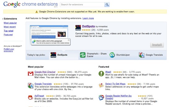 modules chrome Google Chrome: les modules sont officiellement disponibles