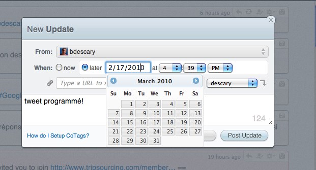 cotweet cotweet 3 services pour programmer ses tweets qui utilisent OAuth