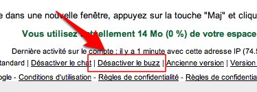 google-buzz-desactiver google buzz desactiver 8 astuces pour Google Buzz