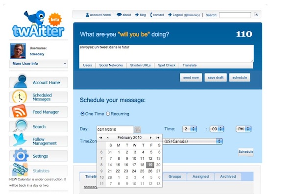 twaitter twaitter 3 services pour programmer ses tweets qui utilisent OAuth
