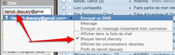 debloquer gmail chat Comment bloquer ou r&eacute;int&eacute;grer un contact sur le tchat de GMail [Astuce 101]