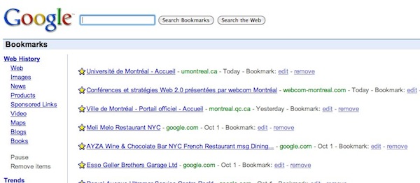 google-liste-suivi-bookmarks google liste suivi bookmarks Des étoiles sur Google France et Canada