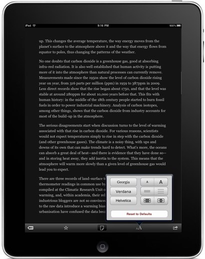 instapaper ipad 2 Instapaper offre une version universelle iPad, iPhone