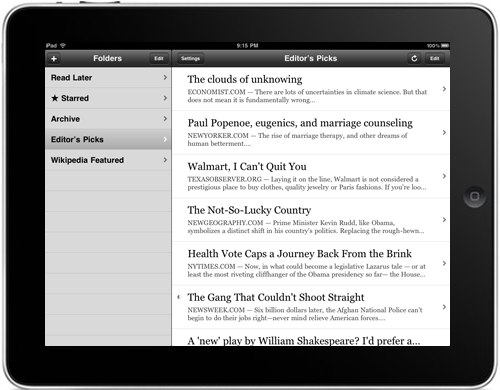 instapaper ipad Instapaper offre une version universelle iPad, iPhone