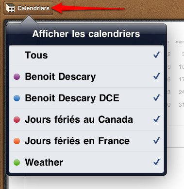 google -agenda-ipad calendrier ipad iPad : 10 nouvelles astuces