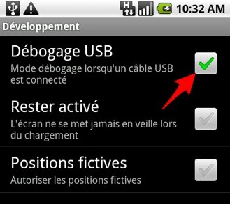 debogage debogage Android: comment faire une capture d’écran