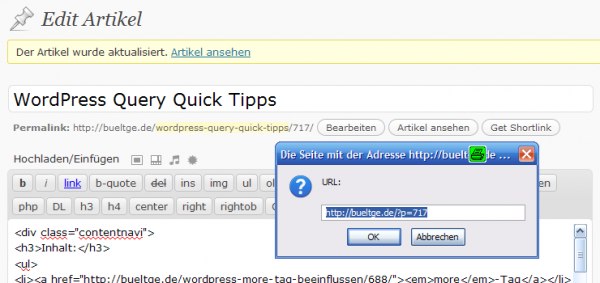 get_shortlink-600x283 get shortlink 600x283 Wordpress 3.0 raccourcira automatiquement vos URL