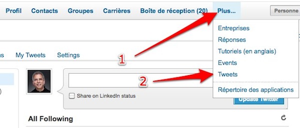 linkedin-client-twitter-2 linkedin client twitter 2 Linkedin se transforme en client Twitter