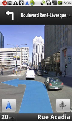 android-navigation android navigation Android: Google Maps Navigation accessible en France et au Canada