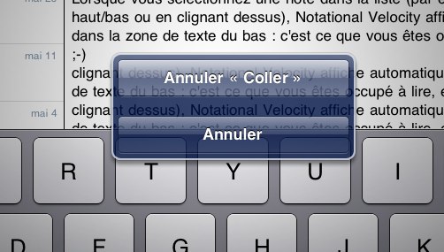 annuler-copier-coller annuler copier coller 10 astuces pour votre iPad 2
