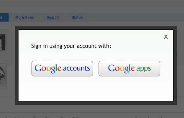 accédez aux applications Web de Google en un clic 