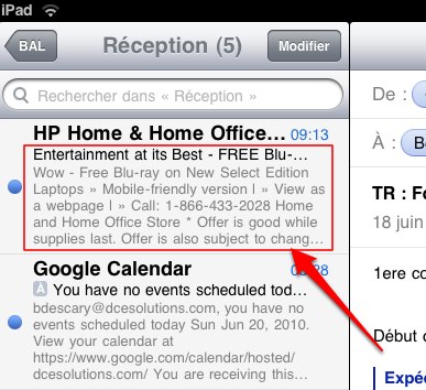maIl-ipad maIl ipad iPad : 10 nouvelles astuces