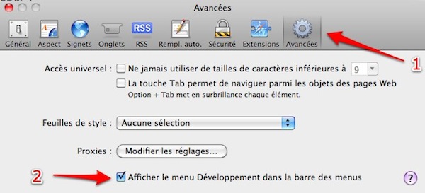 safari preferences Feedly pour Safari 5