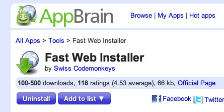 installez vos applications Android depuis le Web [Android]