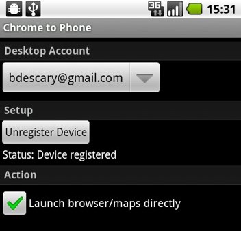 chrome to phone Android 2.2 : partagez des URL entre votre navigateur et votre Smartphone [Astuce]