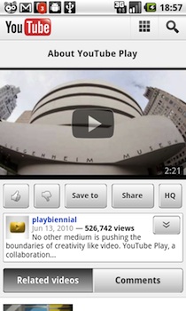 youtube-android-2 youtube android 2 YouTube dévoile une version mobile extrêmement intéressante