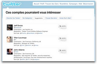 WTFfindpeople fr Twitter déploie doucement la fonctionnalité Suggestions