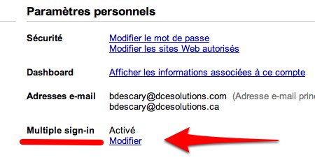 connectez vous simultanément sur plusieurs comptes Gmail
