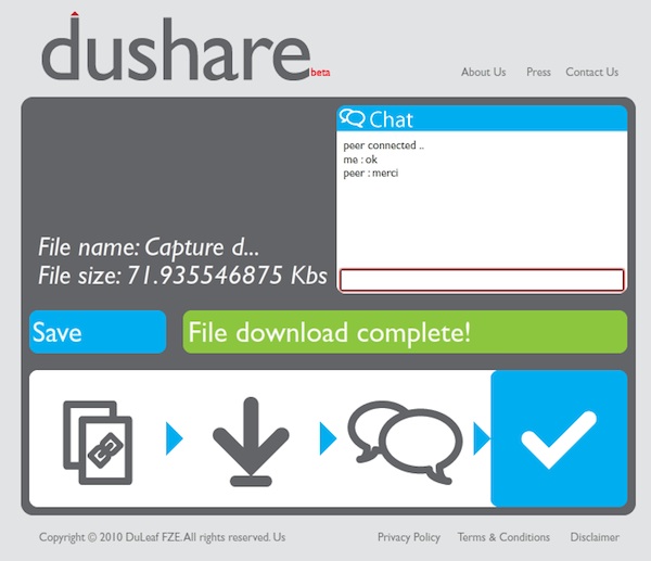 duShare duShare duShare: un service de P2P simple et rapide