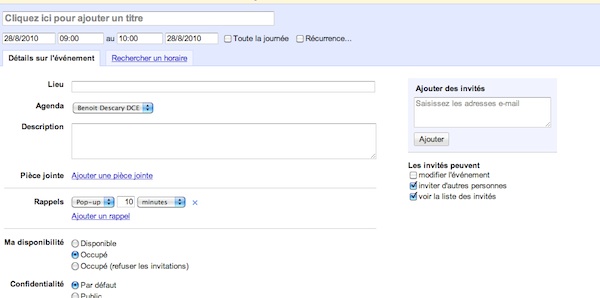google-agenda google agenda Google Agenda allège son interface et vous permet de trouver un horaire commun
