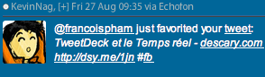 tweetdeck temps reel TweetDeck et le Temps réel