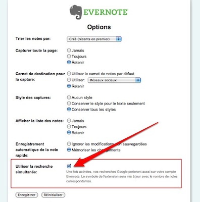 chrome-google-evernote-1 chrome google evernote 1 Chrome: recherchez simultanément sur Google et Evernote