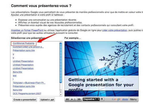 linkedin google documents 7 Linkedin: comment ajouter une vidéo à son profil