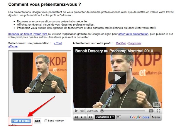 linkedin google documents 81 Linkedin: comment ajouter une vidéo à son profil