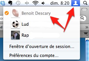 permuter utilisateur 4 Mac OSX: comment avoir plusieurs sessions en cours [Mac 101]