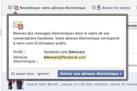 facebook mail Facebook: la nouvelle application Messages et les adresses @facebook.com [premier contact]