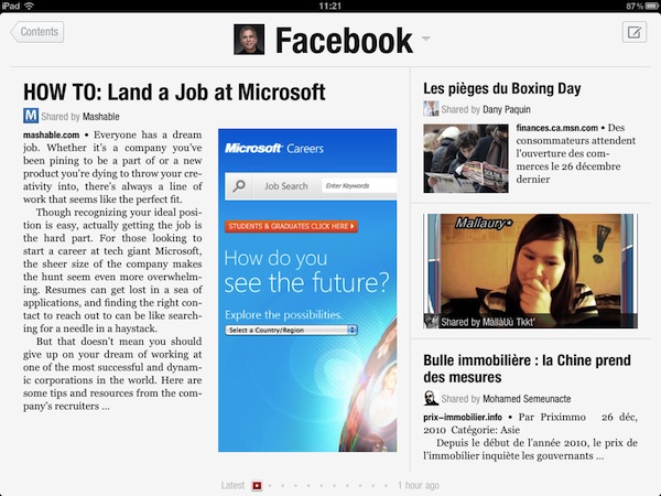 flipboard-ipad flipboard ipad iPad: 10 applications gratuites