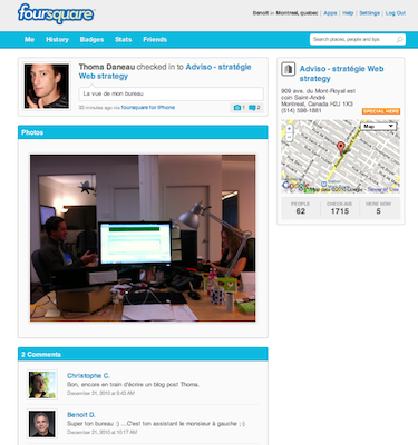 foursquare-commentaires-photo foursquare commentaires photo Foursquare : Commentez et ajoutez une photo à vos Check Ins