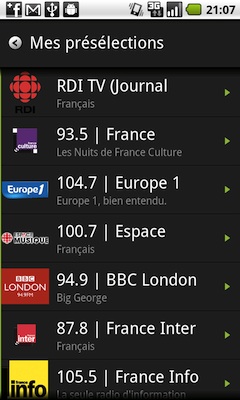 tunein-radio-android tunein radio android Android: 10 applications gratuites