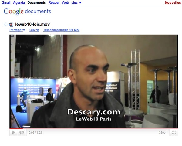 video-google-documents video google documents Regardez vos vidéos sur Google Documents