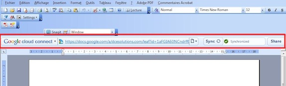 google-cloud-connect-1 google cloud connect 1 Google Cloud Connect synchronise vos documents Microsoft Office avec Google Documents